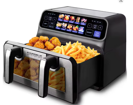 Sinaopus 2200W XXL 9L Friggitrice ad aria